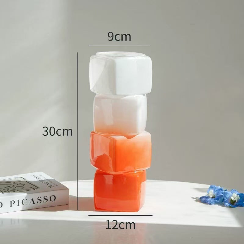 Homeandso Decorative Modern Art Glass Vase