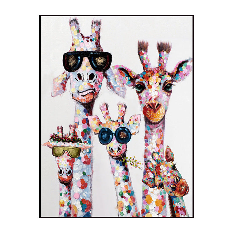 Whimsical Giraffe Canvas Art Homeandso