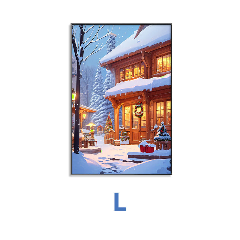 Winter Wonderland Scene Framed Wall Art Homeandso