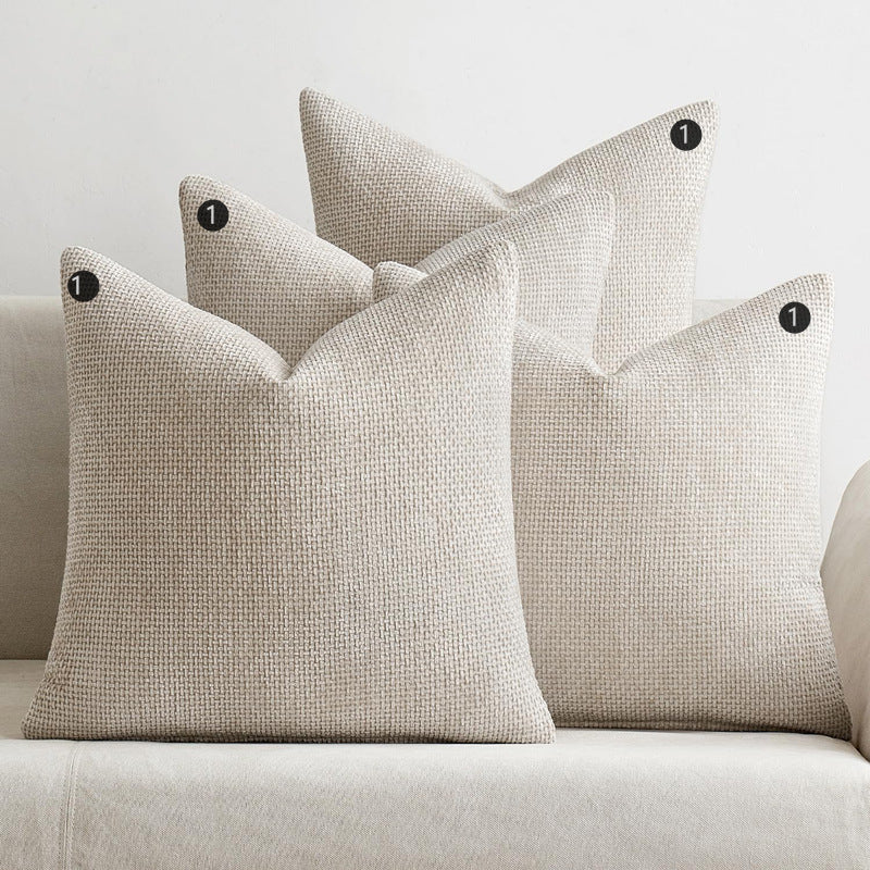 Textured Multi-Color Decorative Pillow