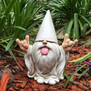 Whimsical Gesture Garden Gnome Figurine Homeandso