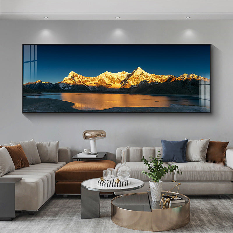 Framed Mountain Landscape Artwork Homeandso