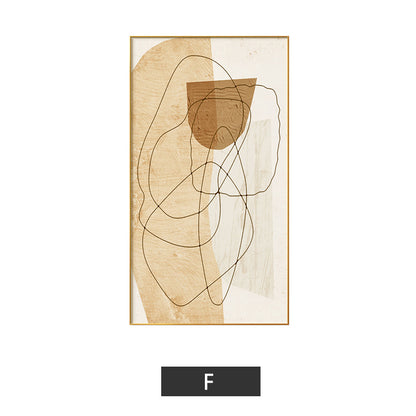Abstract Framed Line Art Homeandso