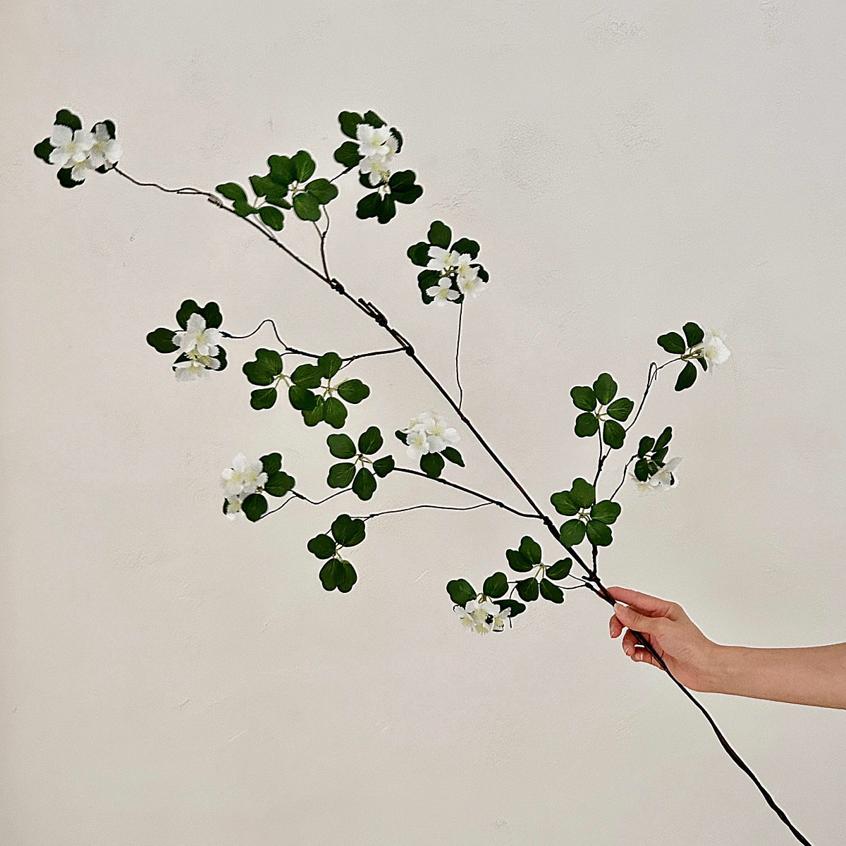 Decorative Faux Flower Branch Arrangement for Home