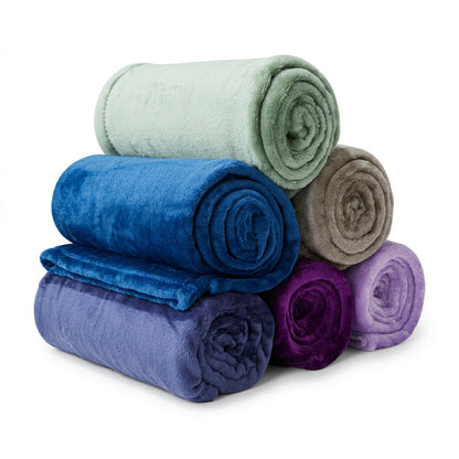 Super Zachte Reversible Fleece Werpdeken