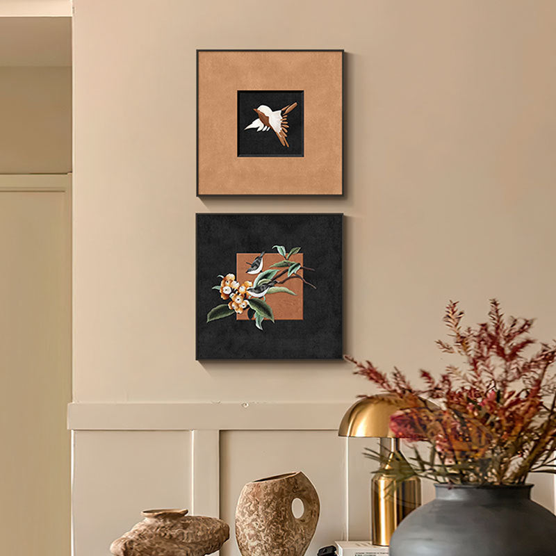 Framed Decorative Bird Artwork Homeandso