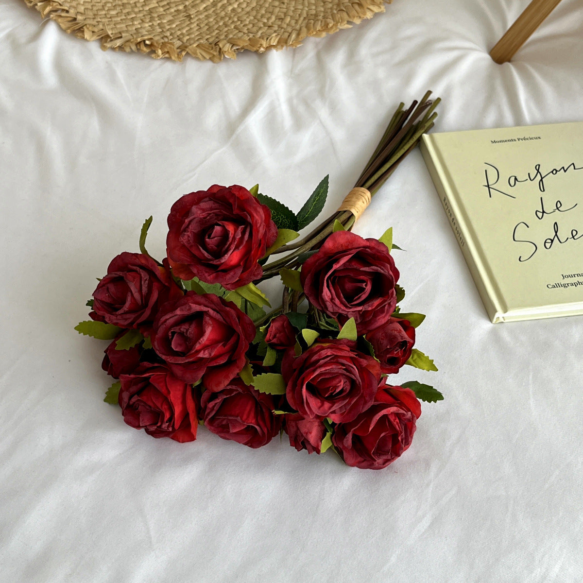 Lifelike Artificial Rose Bouquet
