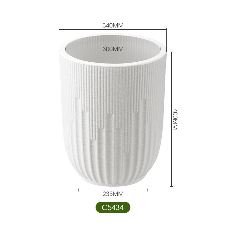 Ribbed Ceramic Planter Homeandso