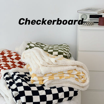 Decorative Reversible Flannel Throw Blanket Homeandso