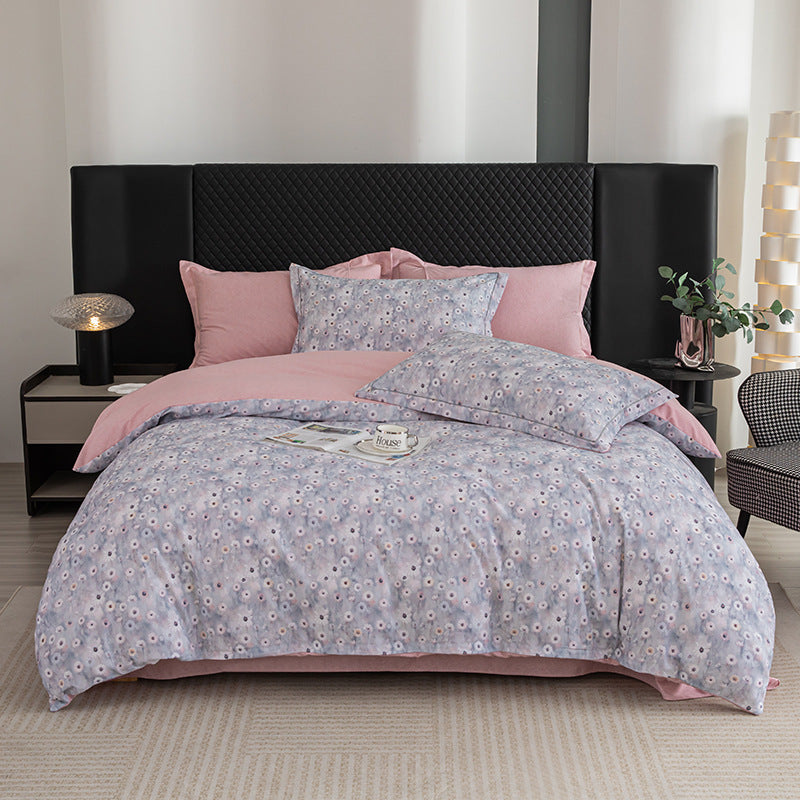 Nature-Inspired Botanical Print Duvet Cover Set