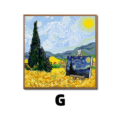 Framed Impressionist Landscape Artwork Homeandso 1790073280