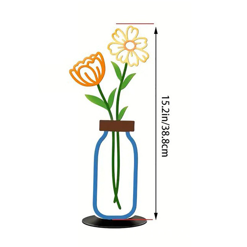 Decorative Metal Flower Holder Homeandso