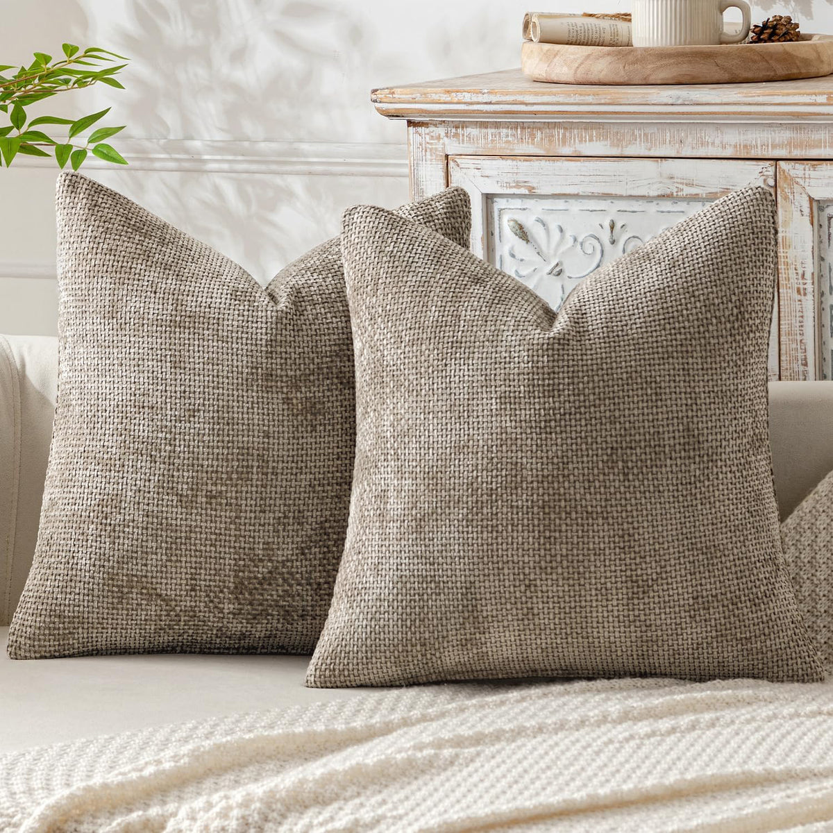 Textured Woven Pillow