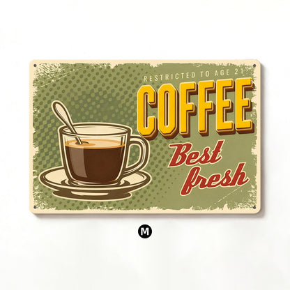 Vintage-Inspired Metal Sign Homeandso
