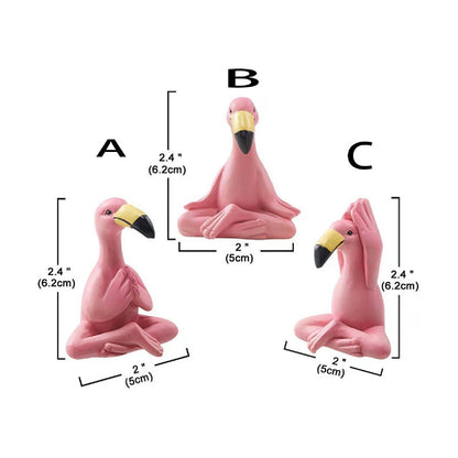 Playful Flamingo Figurine Homeandso