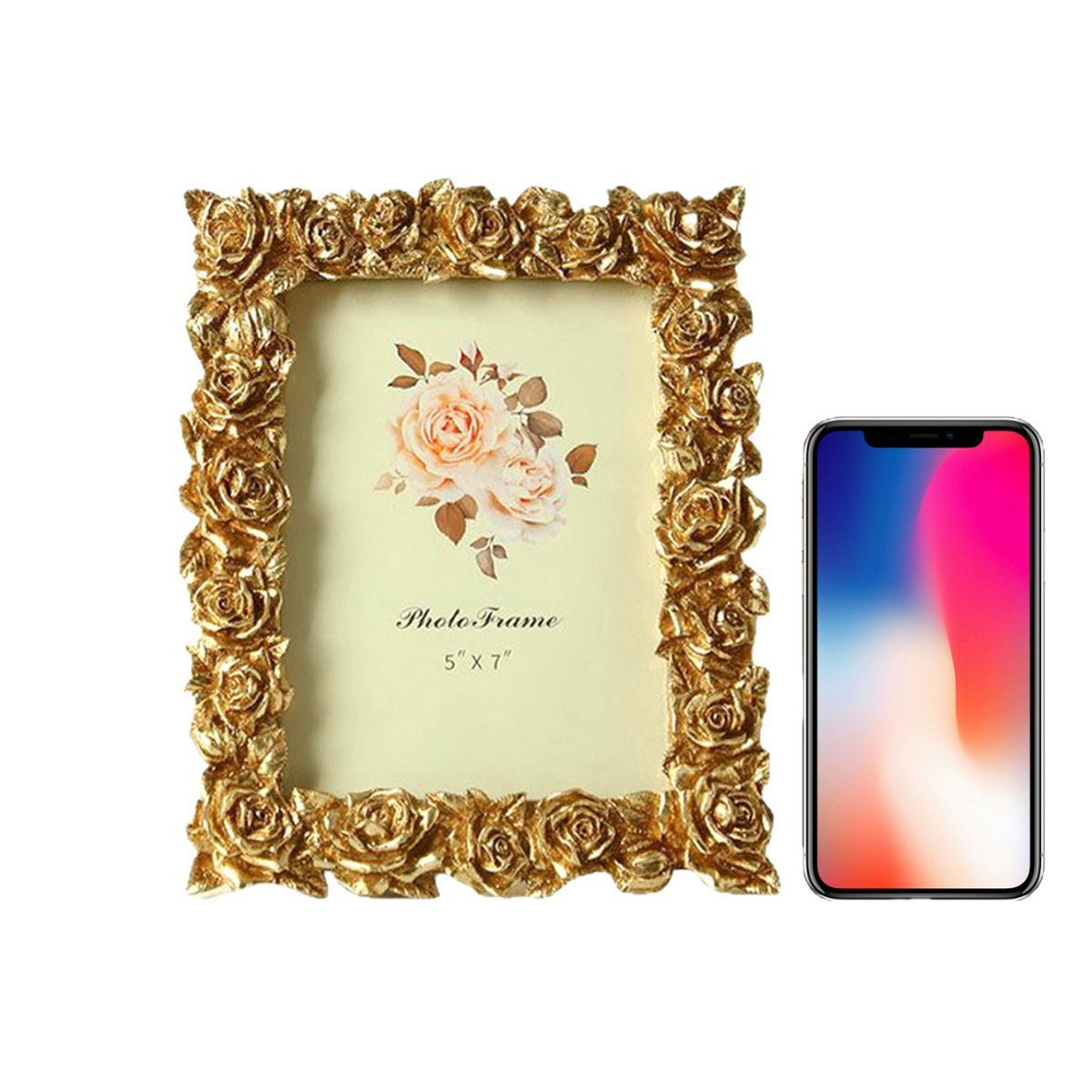 Ornate Floral Picture Frame Homeandso