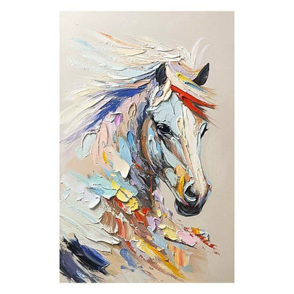 Textured Horse Canvas Art Homeandso