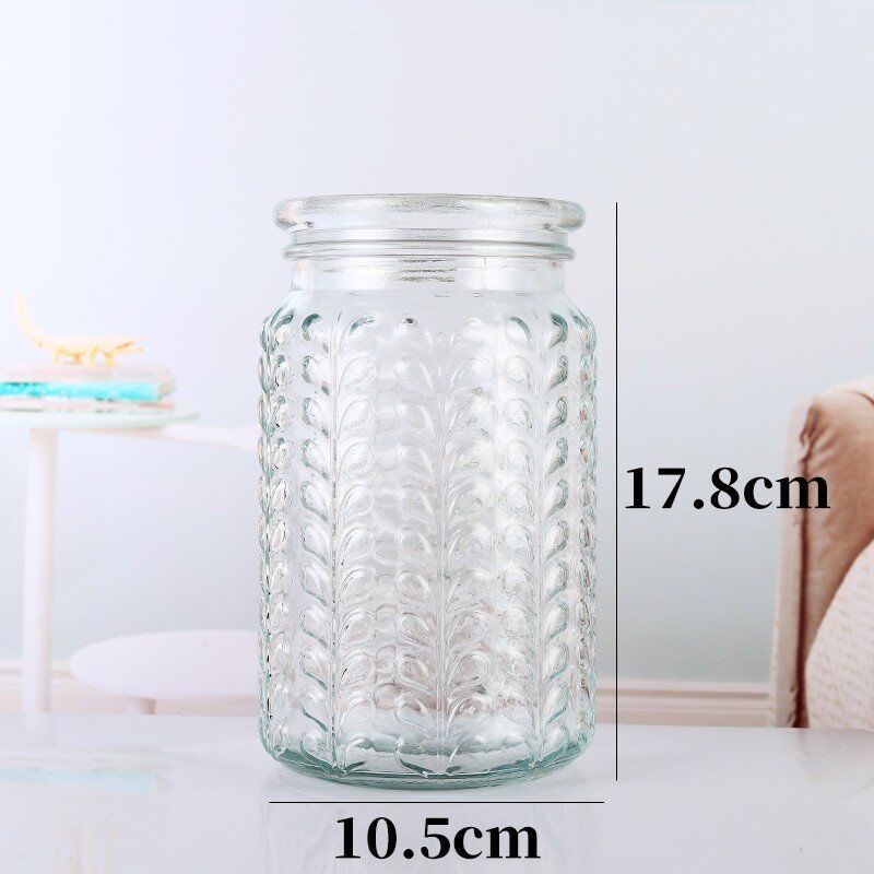 Home Decor Glass Jar