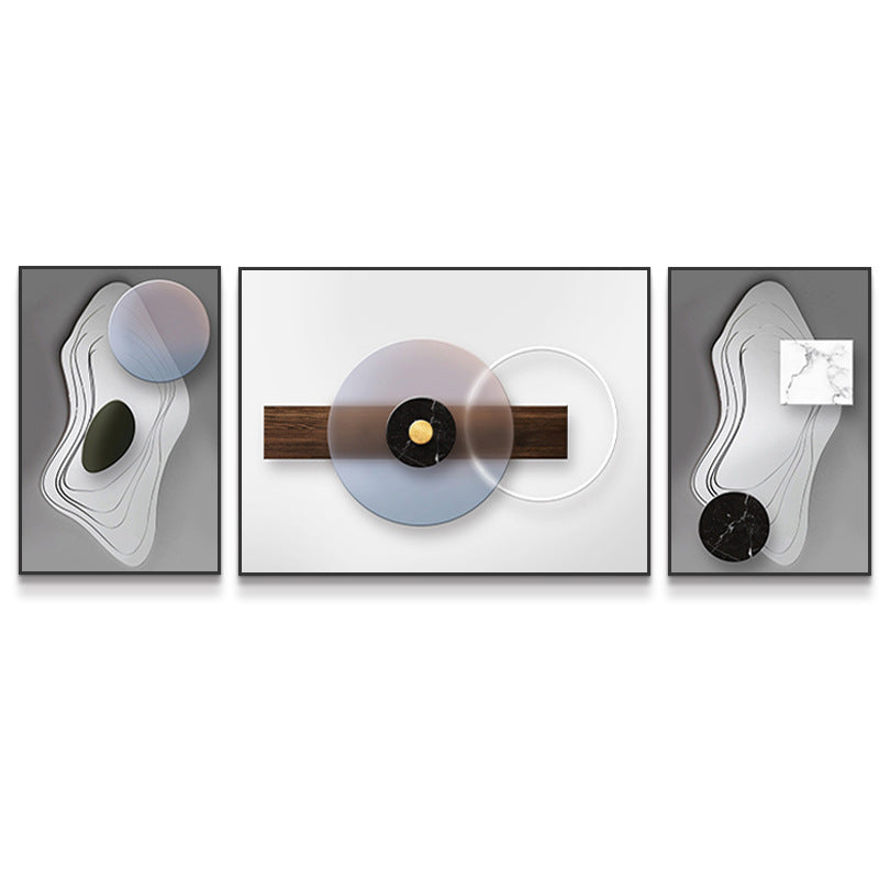 Abstract Geometric Wall Art Set Homeandso