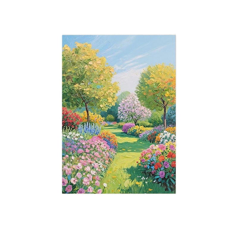 Artistic Floral Landscape Canvas Homeandso