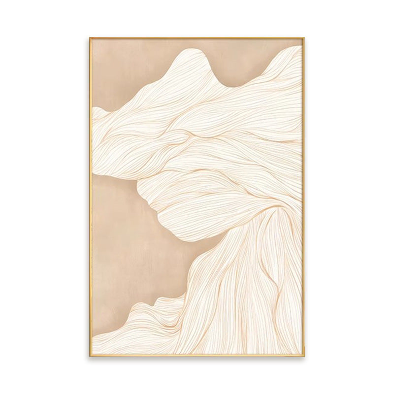 Abstract Wavy Line Framed Wall Art Homeandso