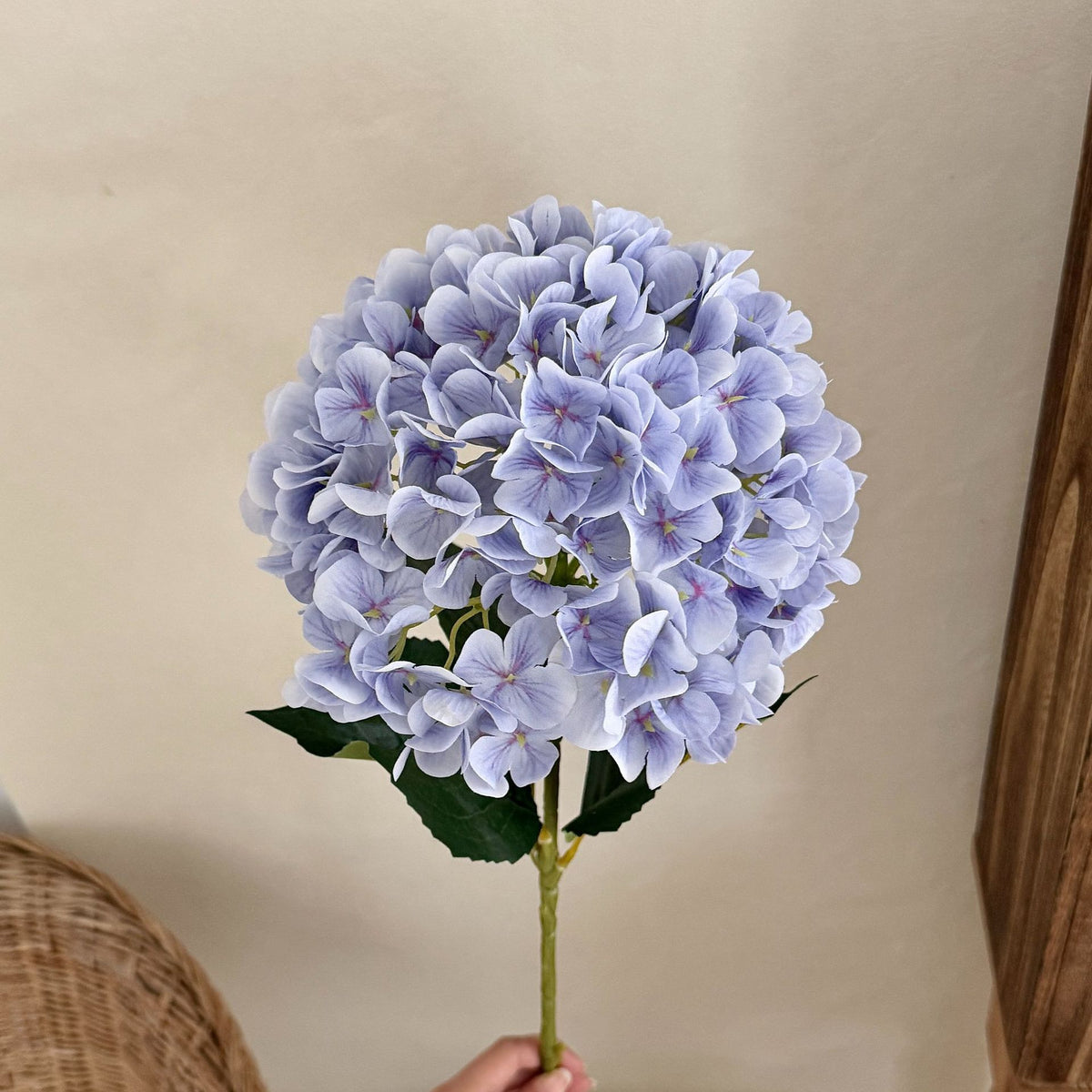 Lifelike Hydrangea Flower Stem
