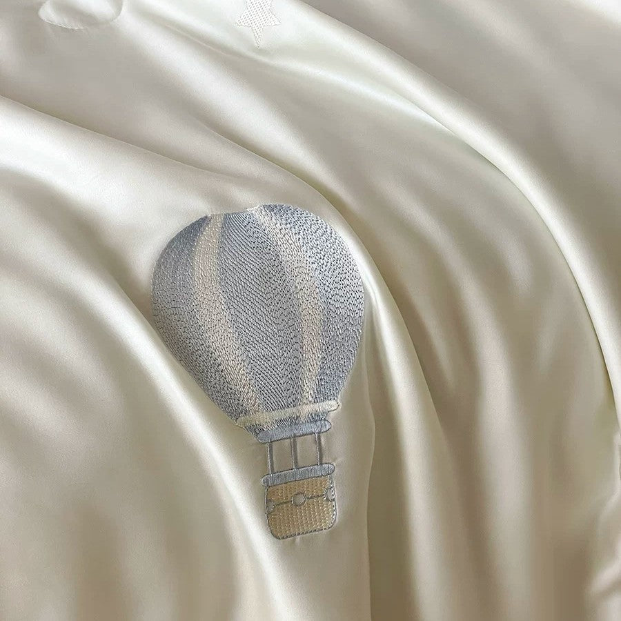 Decorative Silky Smooth Embroidered Bedding Set Homeandso