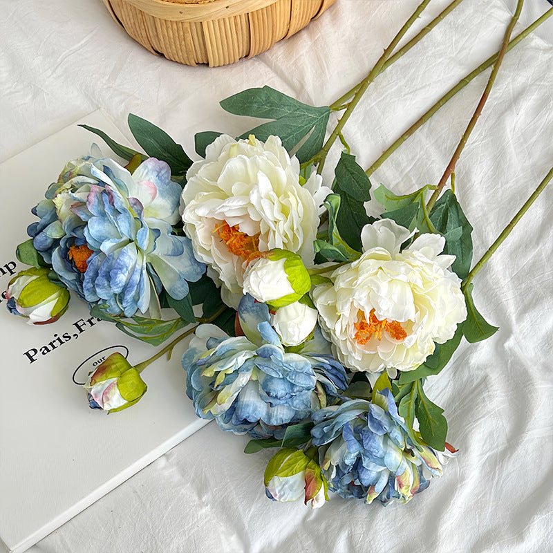 Lifelike Floral Peony Stem Arrangement