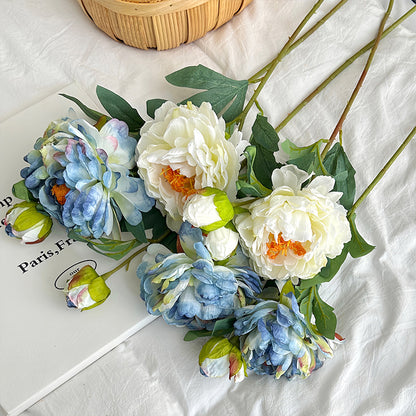 Lifelike Floral Peony Stem Arrangement