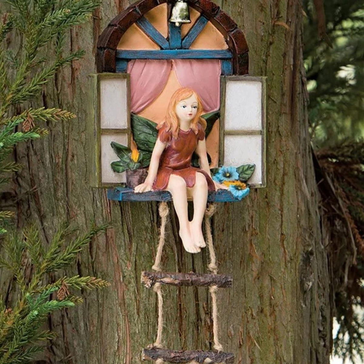 Fairy Window Figurine Homeandso