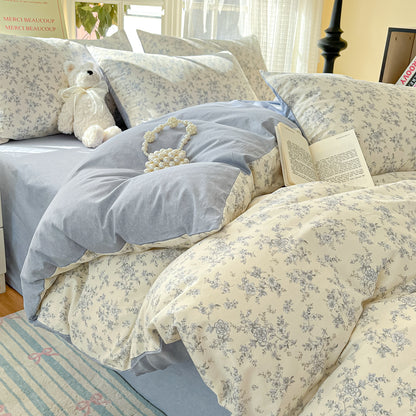 Decorative Floral Patterned Bedding Set Homeandso