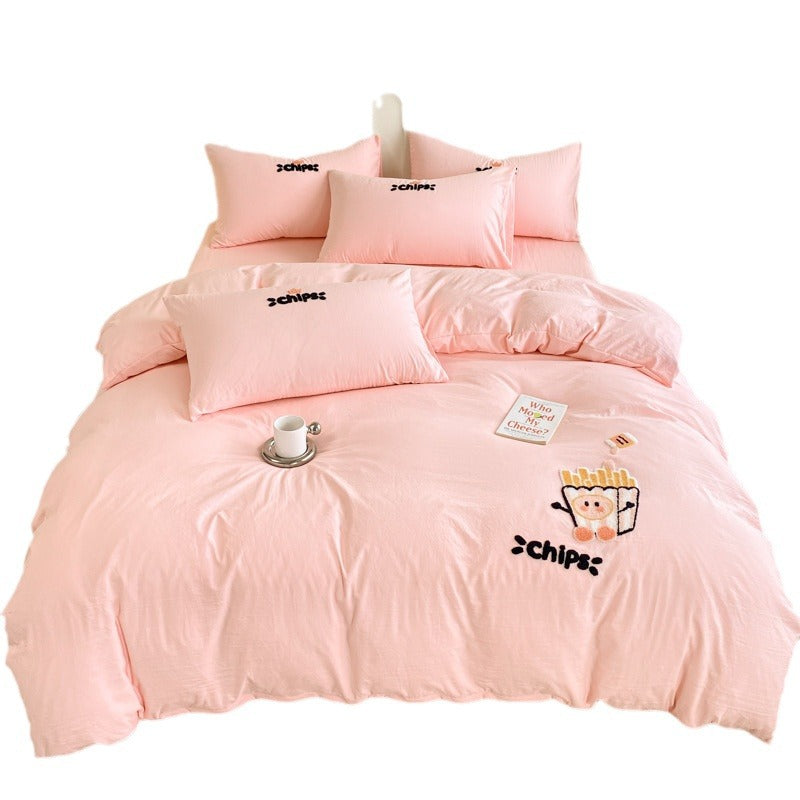 Playful Panda-Themed Duvet Cover Set Homeandso