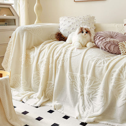 Cozy Textured Throw Blanket