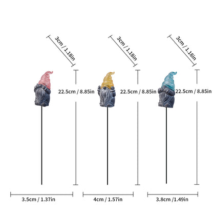 Decorative Garden Gnome Stakes Homeandso