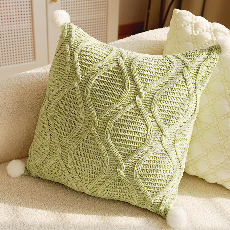 Decorative Leaf Pattern Pillow