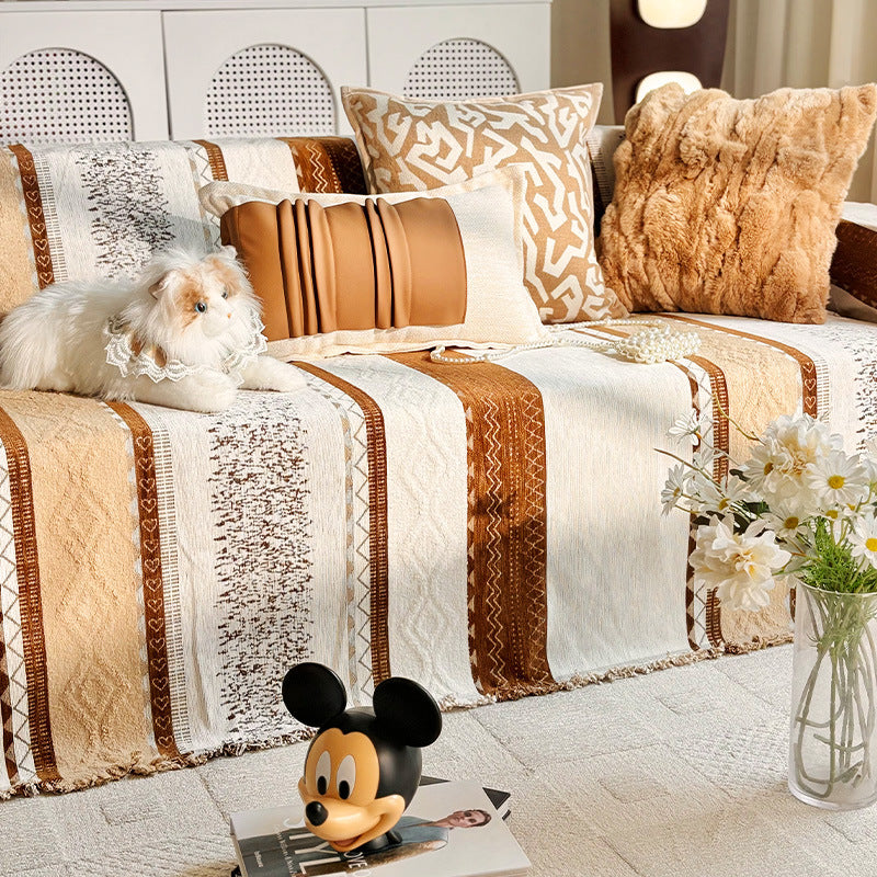 Cozy Textured Knit Throw Blanket