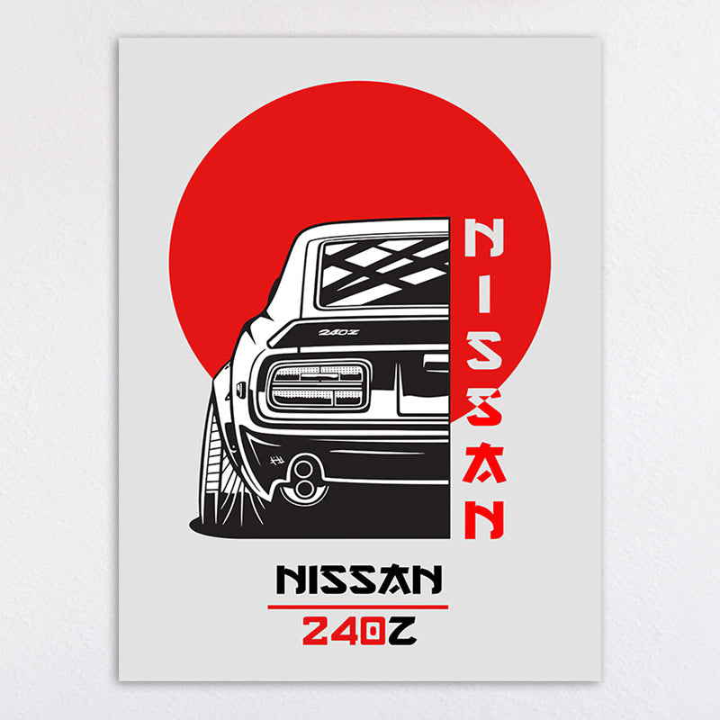 Automotive Art Print Homeandso