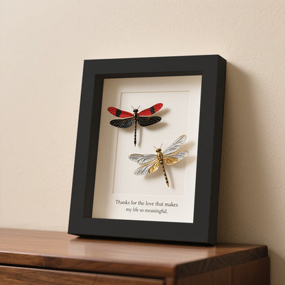Decorative Insect Shadow Box Frame