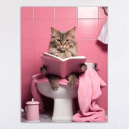 Humorous Animal-Themed Wall Art Print Homeandso