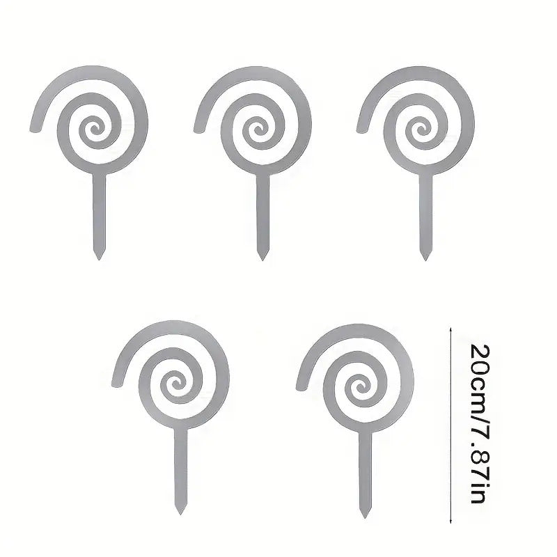 Decorative Garden Spiral Ground Stakes Homeandso