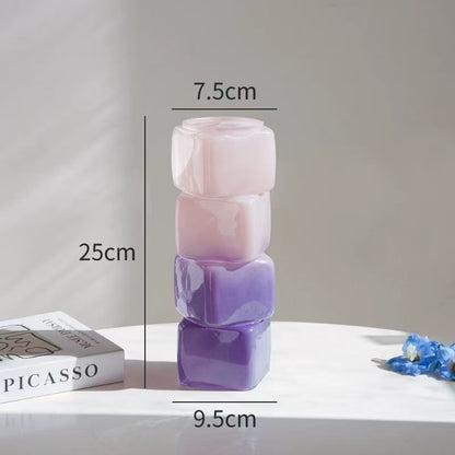 Homeandso Decorative Modern Art Glass Vase