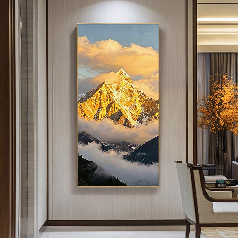 Majestic Mountain Landscape Canvas Art Homeandso