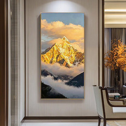 Majestic Mountain Landscape Canvas Art Homeandso
