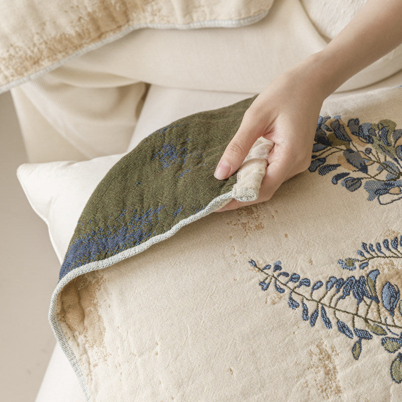 Decorative Decorative Floral Embroidered Throw Pillow Homeandso