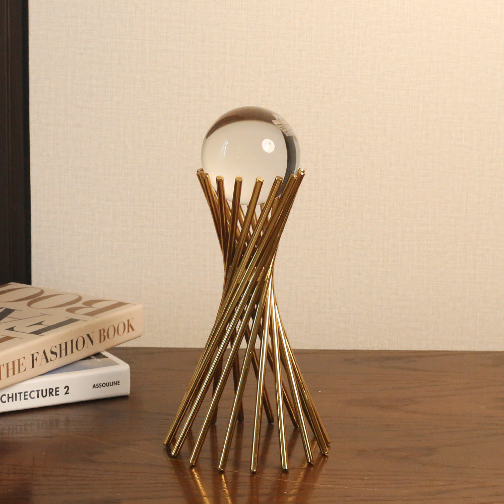 Decorative Crystal Globe Stand Homeandso