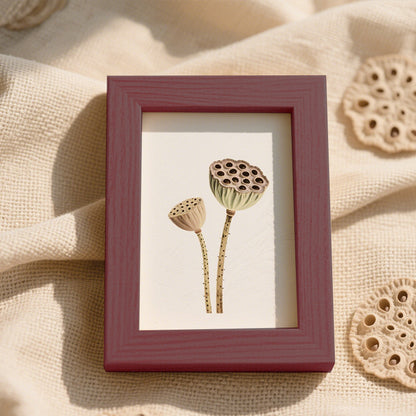 Decorative Botanical Illustration Frame