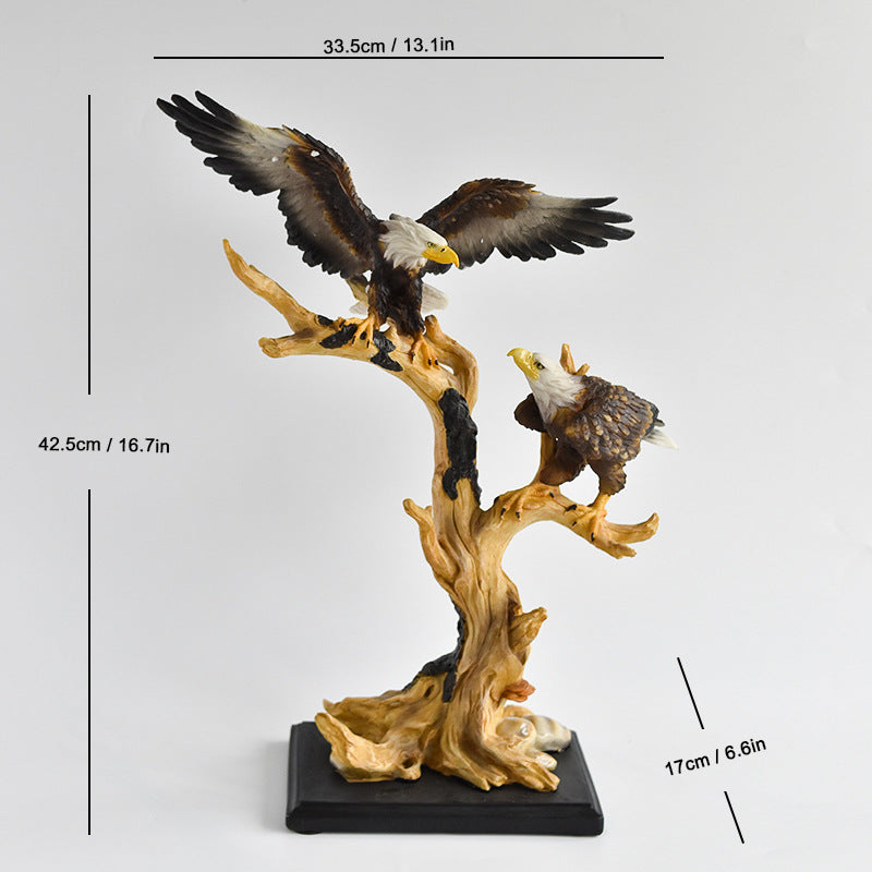 Majestic Bald Eagle Statue Homeandso