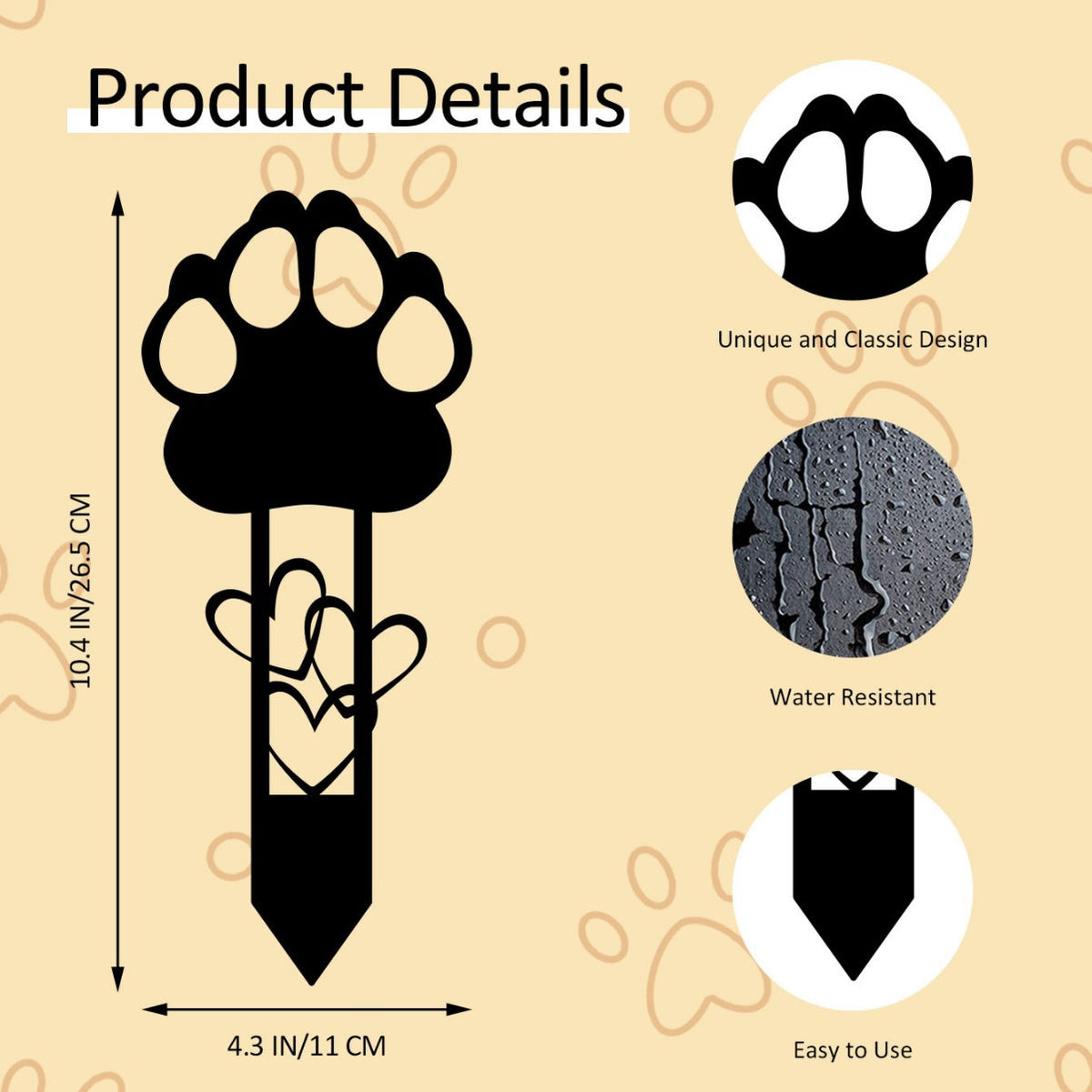 Decorative Garden Stake Homeandso