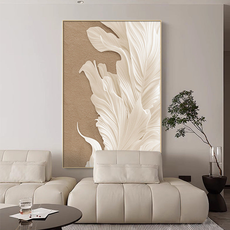 Elegant Floral Textured Wall Art Homeandso