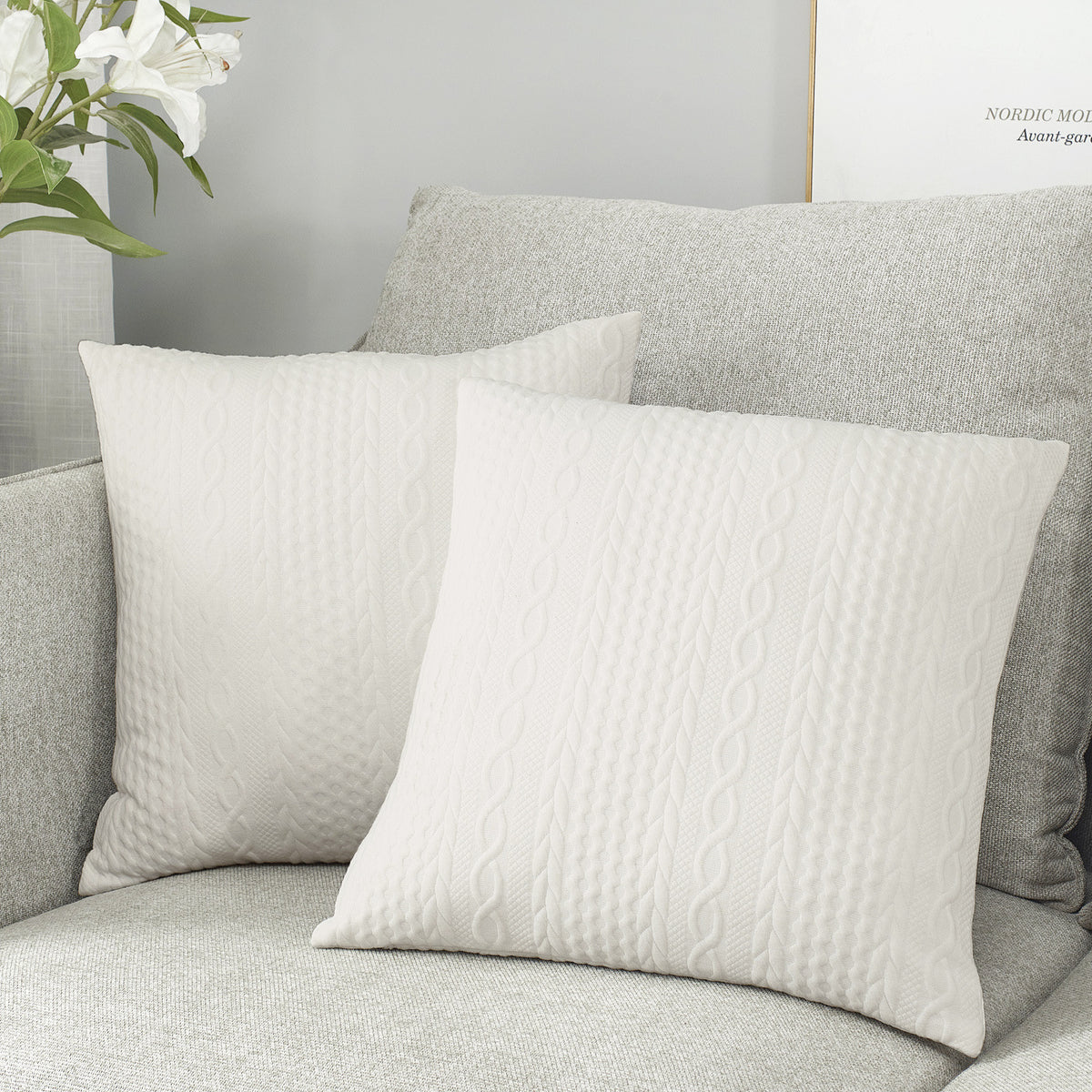 Textured Throw Pillow
